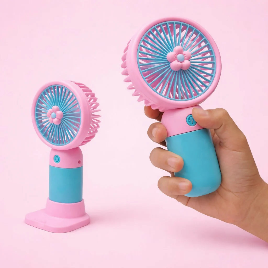 Mini Portable Table Fan for Desk | USB Rechargeable Personal Cooling Fan