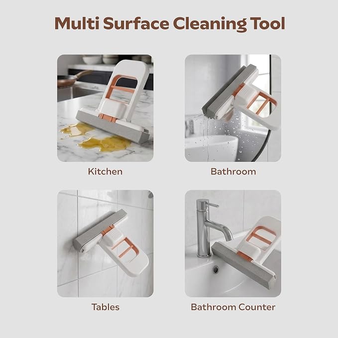 Mini Foldable Self-Squeeze Sponge Mop for Kitchen