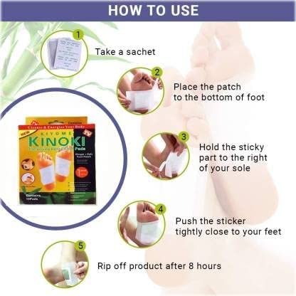 Herbal Detox Foot Patch – Overnight Wellness Relaxation Pads