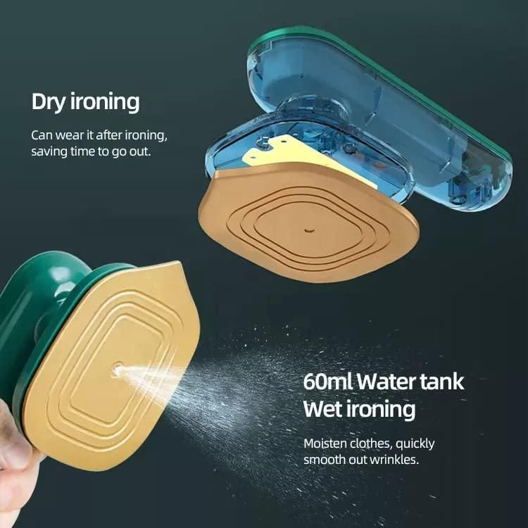 Portable Mini Handheld Garment Steamer & Iron (Dry & Wet Use)