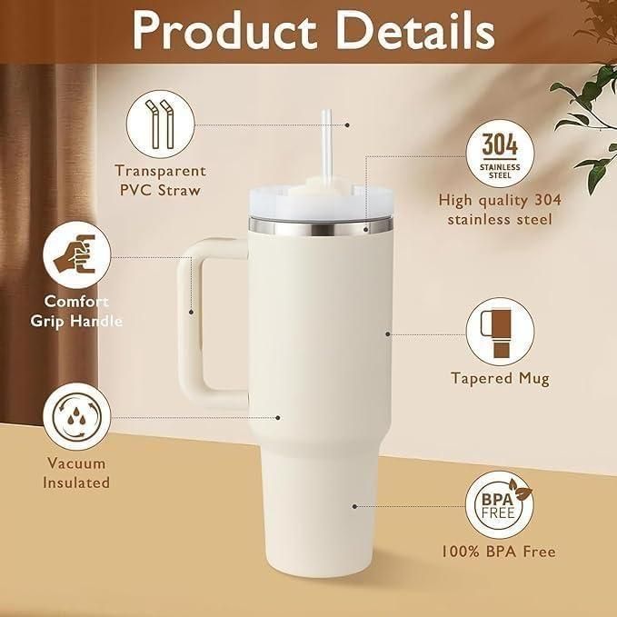Premium Stainless Steel Vacuum Insulated Tumbler – 1200 ML