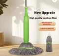 Squeeze Twist Mop Self Wringing Mop Stainless Steel Handle (1 Pc)