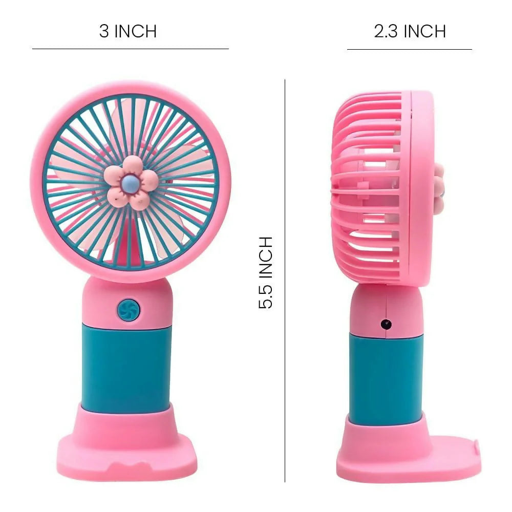 Mini Portable Table Fan for Desk | USB Rechargeable Personal Cooling Fan