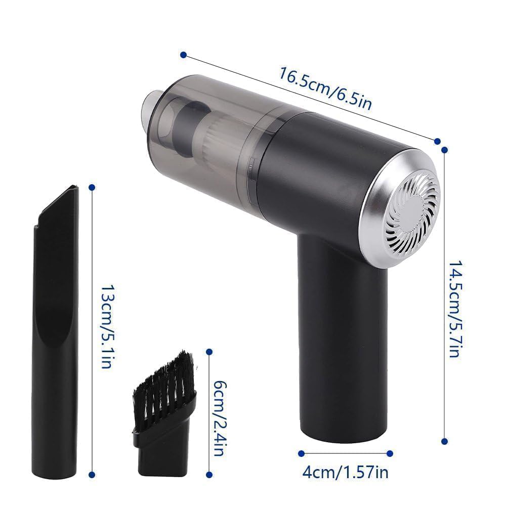 3-in-1 Wireless Mini Vacuum Cleaner – Portable Vacuum & Air Blower for Car & Home