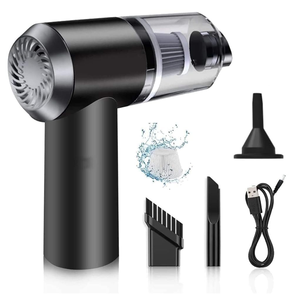 3-in-1 Wireless Mini Vacuum Cleaner – Portable Vacuum & Air Blower for Car & Home