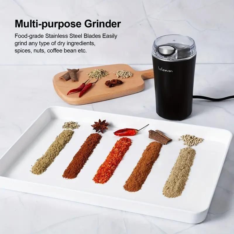 Compact Electric Coffee & Spice Grinder – Stainless Steel Blades