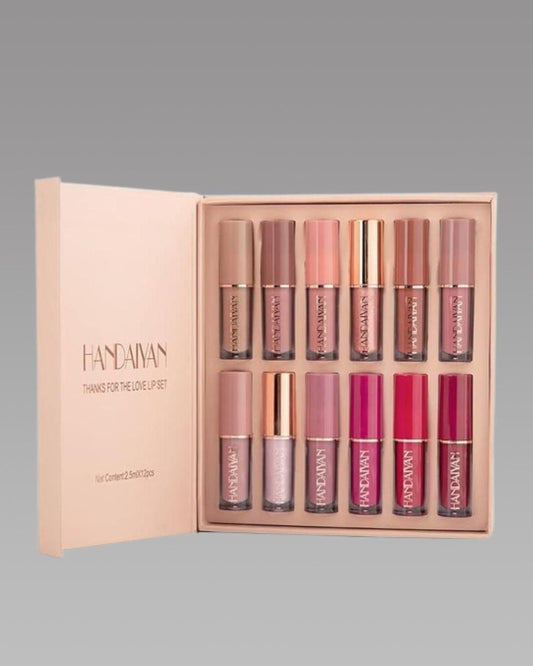 Handaiyan Velvet Matte Liquid Lipstick – 12 Shades