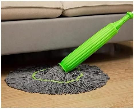 Self-Twisting Water Rotating Mop – 360° Microfiber Floor Cleaning Mop