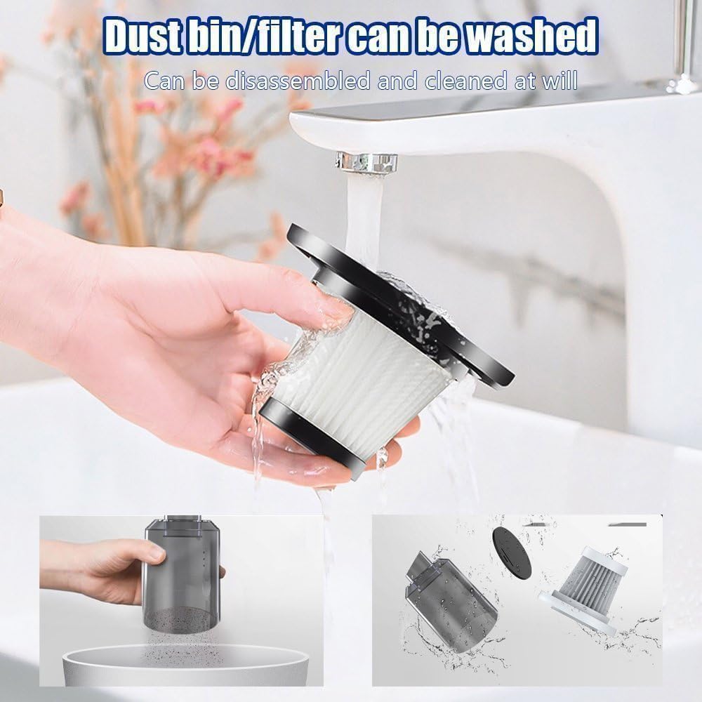 3-in-1 Wireless Mini Vacuum Cleaner – Portable Vacuum & Air Blower for Car & Home