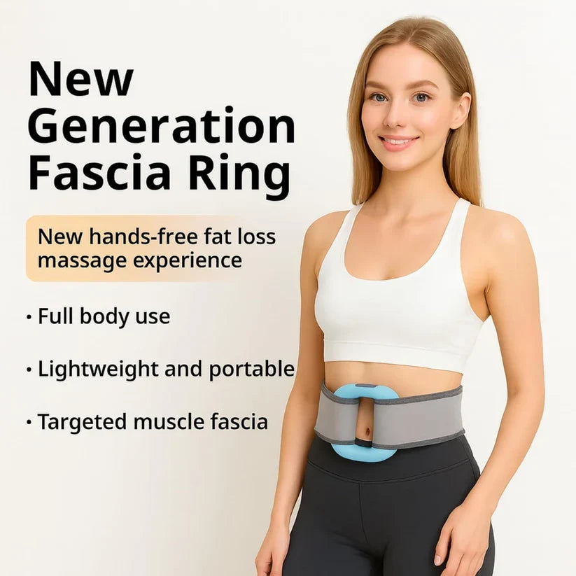 Smart Fat Burning EMS Waist Trainer Belt – Rechargeable Abdominal Muscle Stimulator