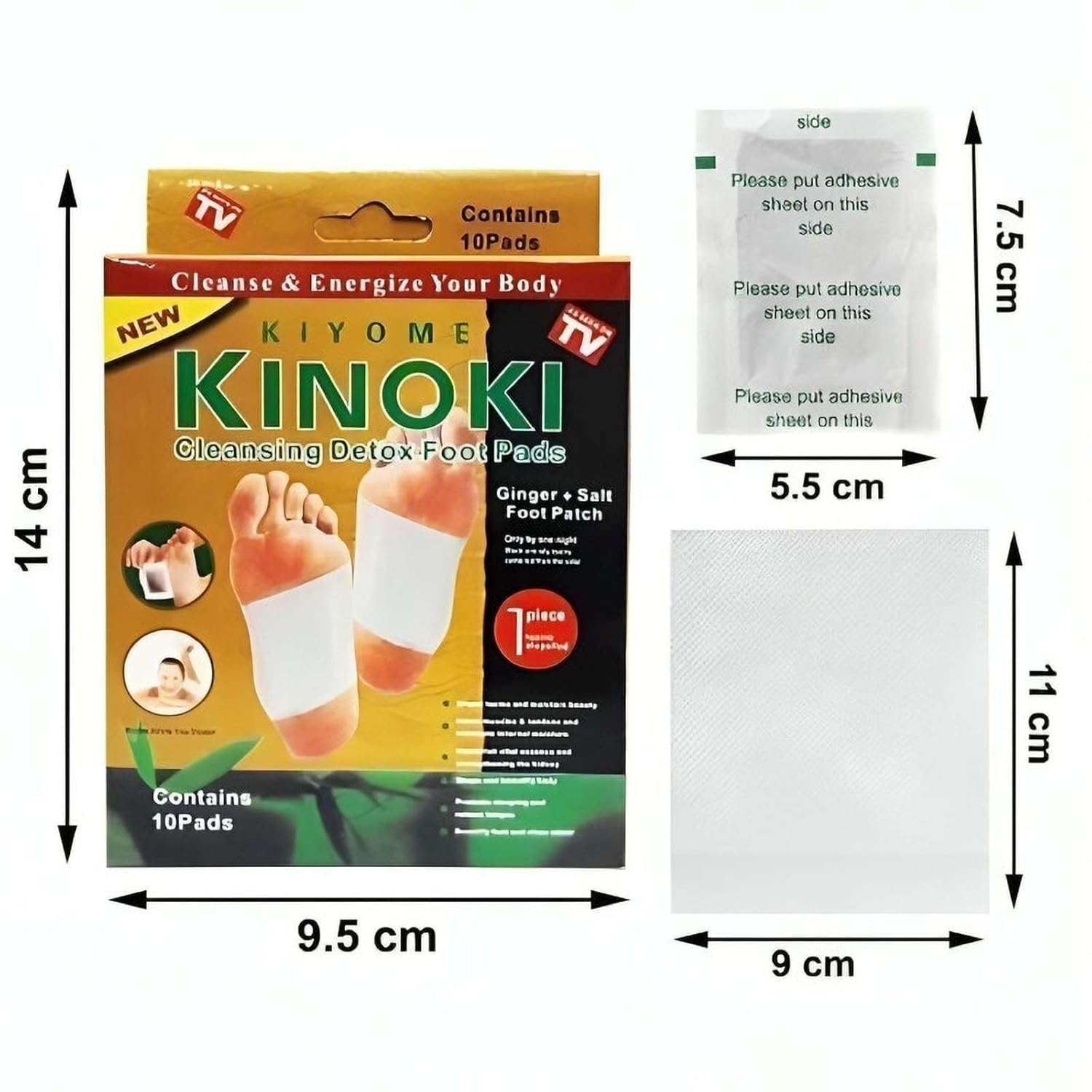 Herbal Detox Foot Patch – Overnight Wellness Relaxation Pads