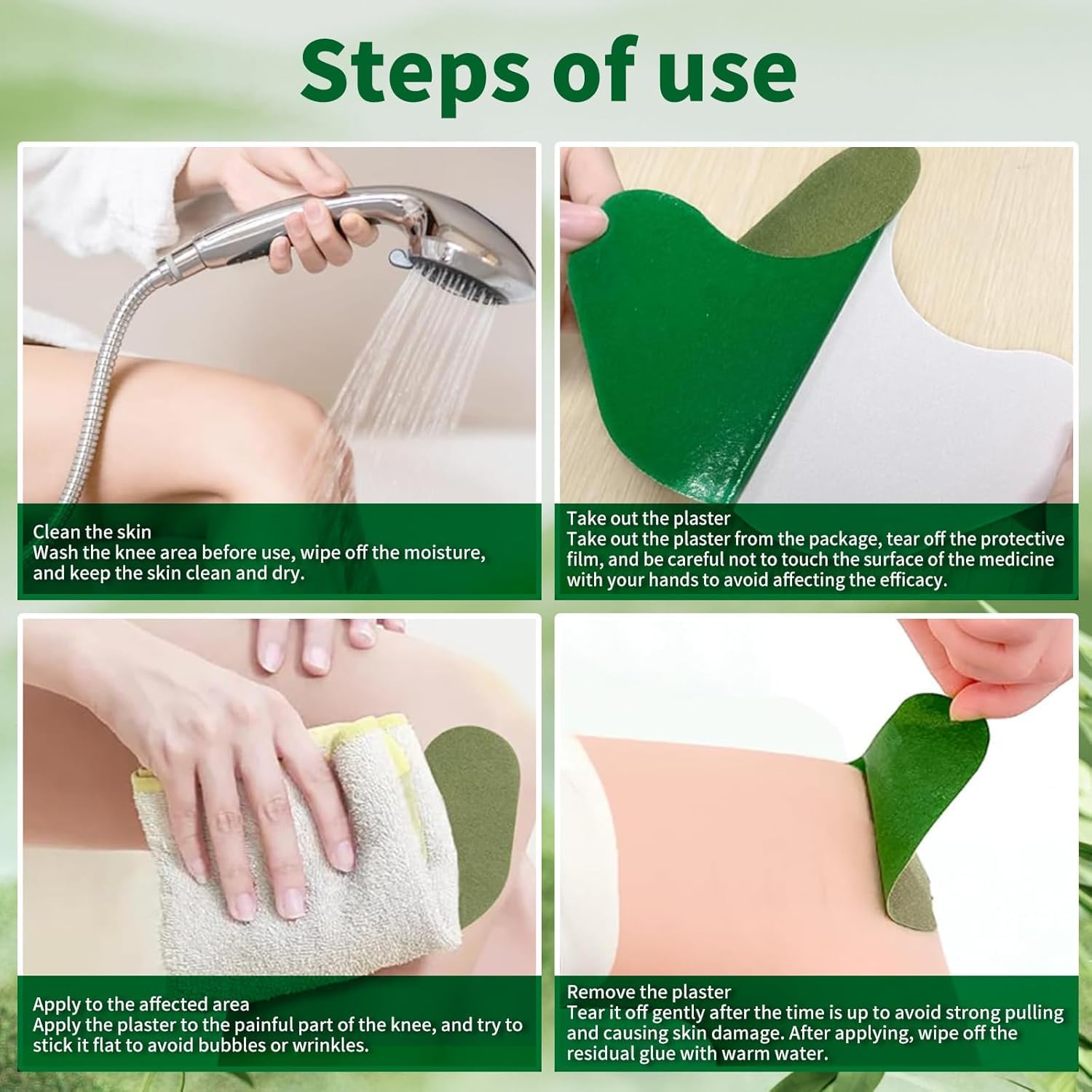 Herbal Knee Pain Relief Patches Arthritis Inflammation Patch Sticker