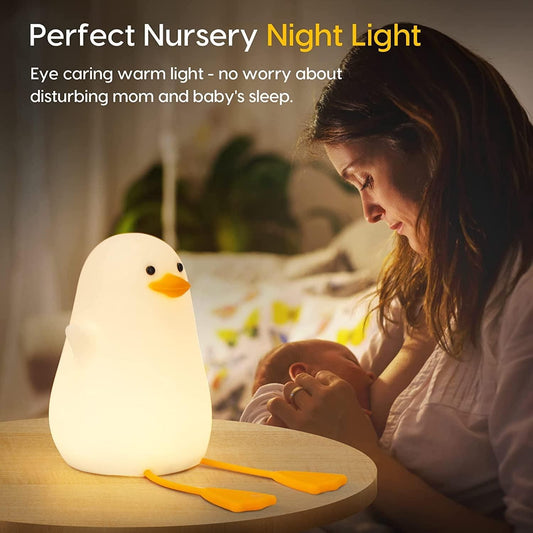 Duck Night Light Lamp – Soft Glow Nursery Companion