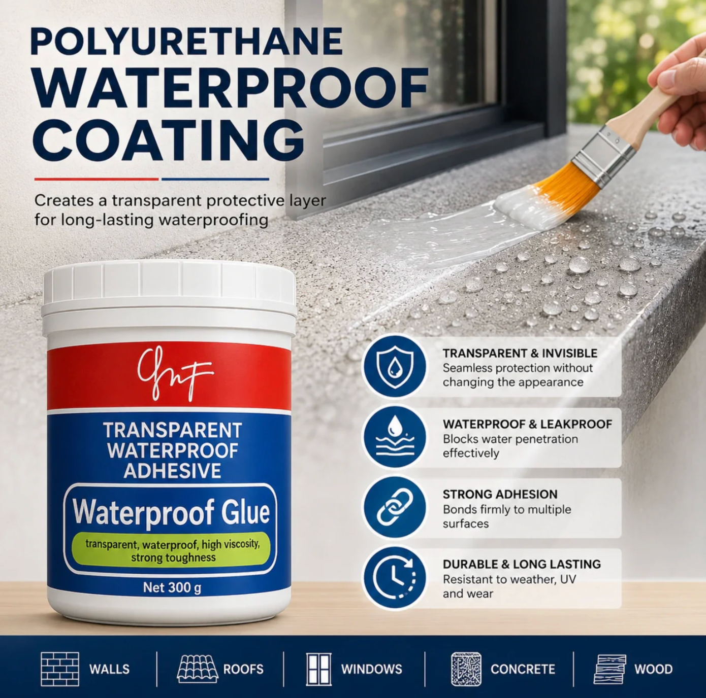 Instant Waterproof Leak Repair Solution (Buy 1 Get 1 )