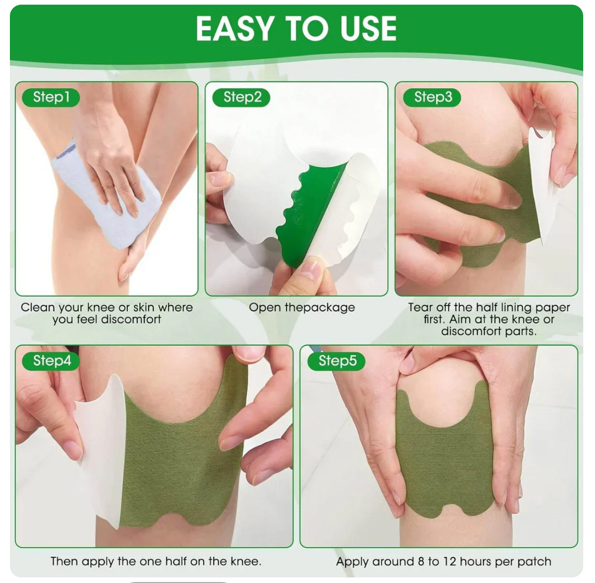 Herbal Knee & Joint Pain Relief Patches