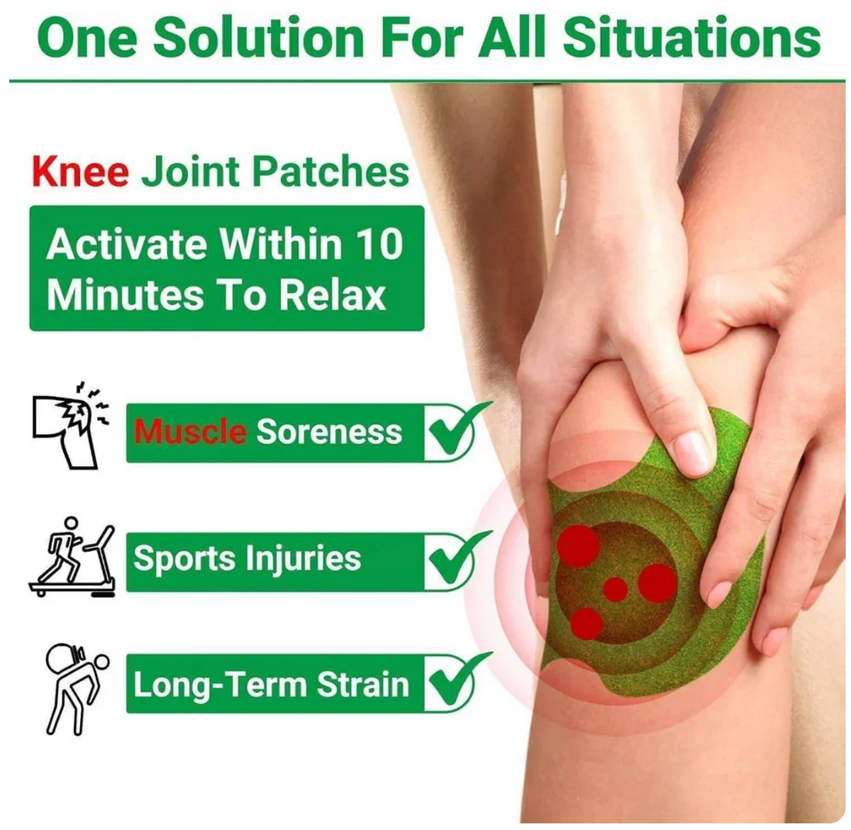Herbal Knee & Joint Pain Relief Patches