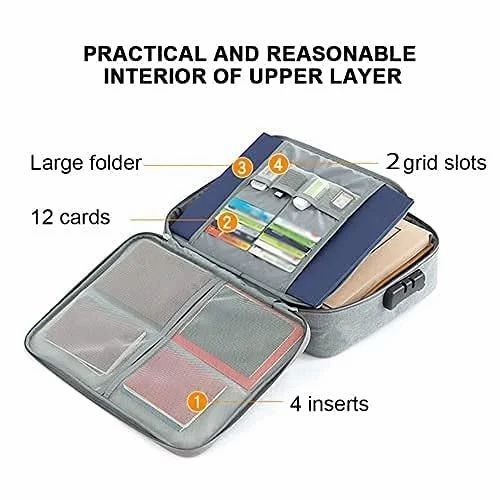 Waterproof Multi-Layer Document Organizer Bag