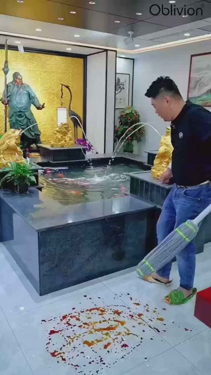 Squeeze Twist Mop Self Wringing Mop Stainless Steel Handle (1 Pc)