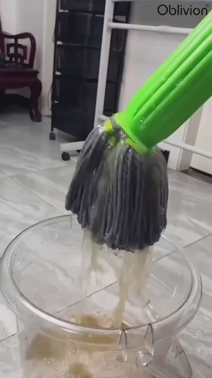Squeeze Twist Mop Self Wringing Mop Stainless Steel Handle (1 Pc)