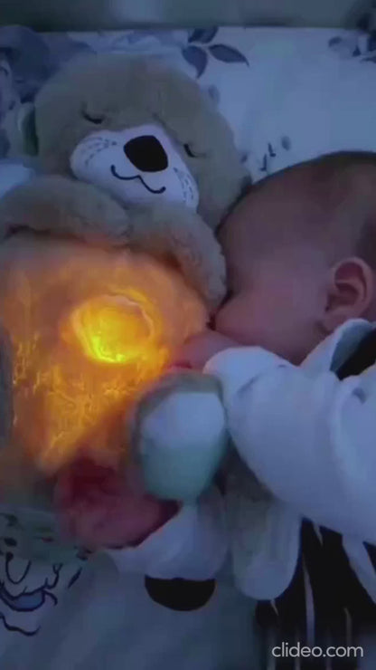 Breathing Teddy Bear with Soothing Music – Comfort Plush Toy