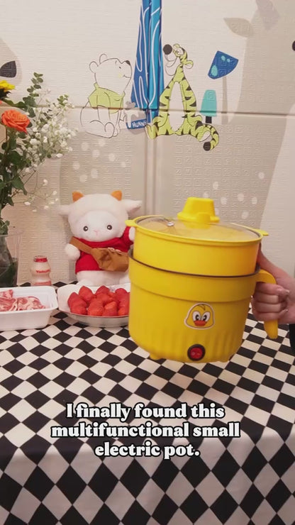 Multipurpose Electric Cooker with Steamer – 1.8L (2-in-1 Cook & Steam)