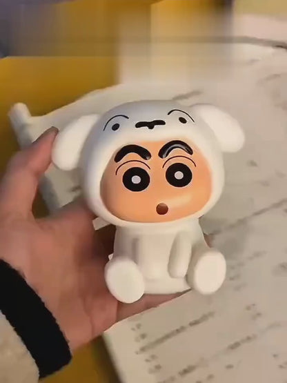 Shin-chan Shiro LED Night Light – Cute Silicone Lamp