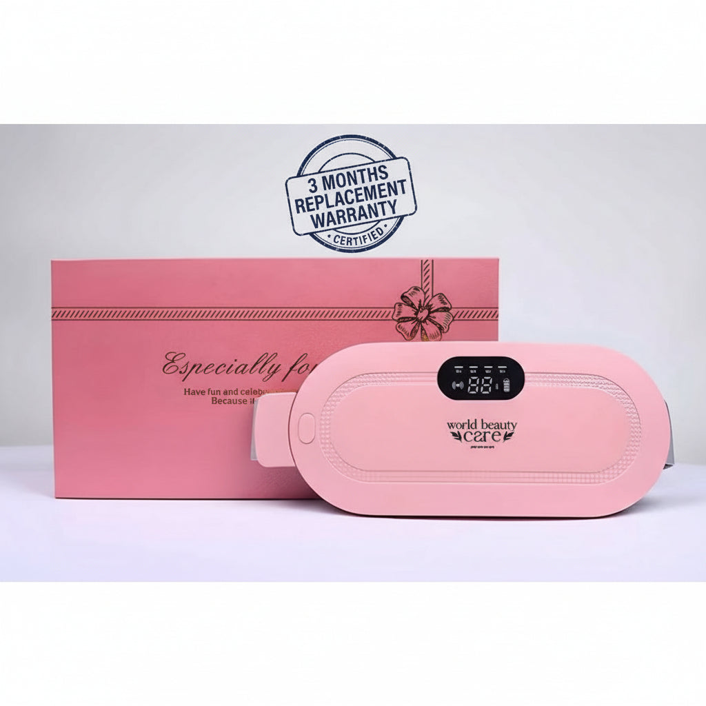 WarmEase Pro Portable Cordless Menstrual Heating Pad - Period Cramp Massager